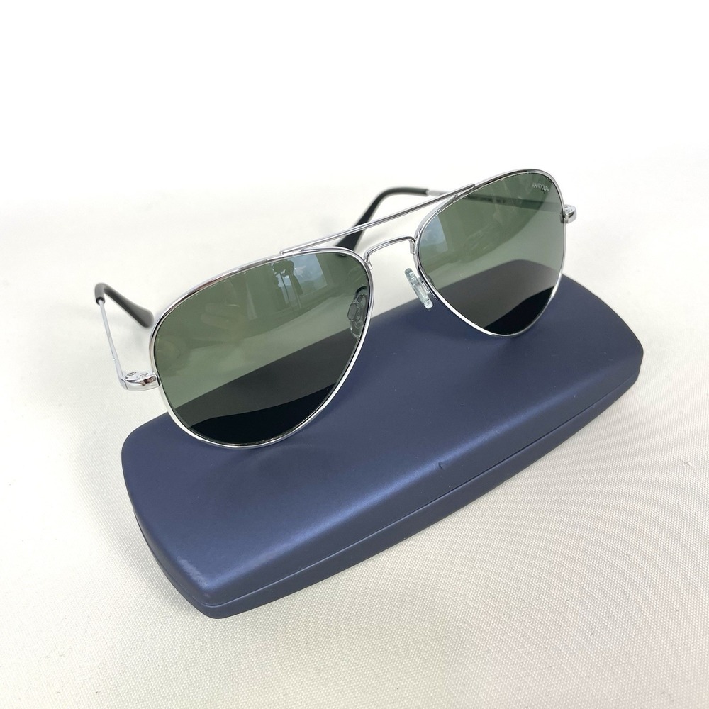 Randolph Engineering Concorde CR074 Sunglasses 57mm Chrome Polarized USA - Picture 2 of 14